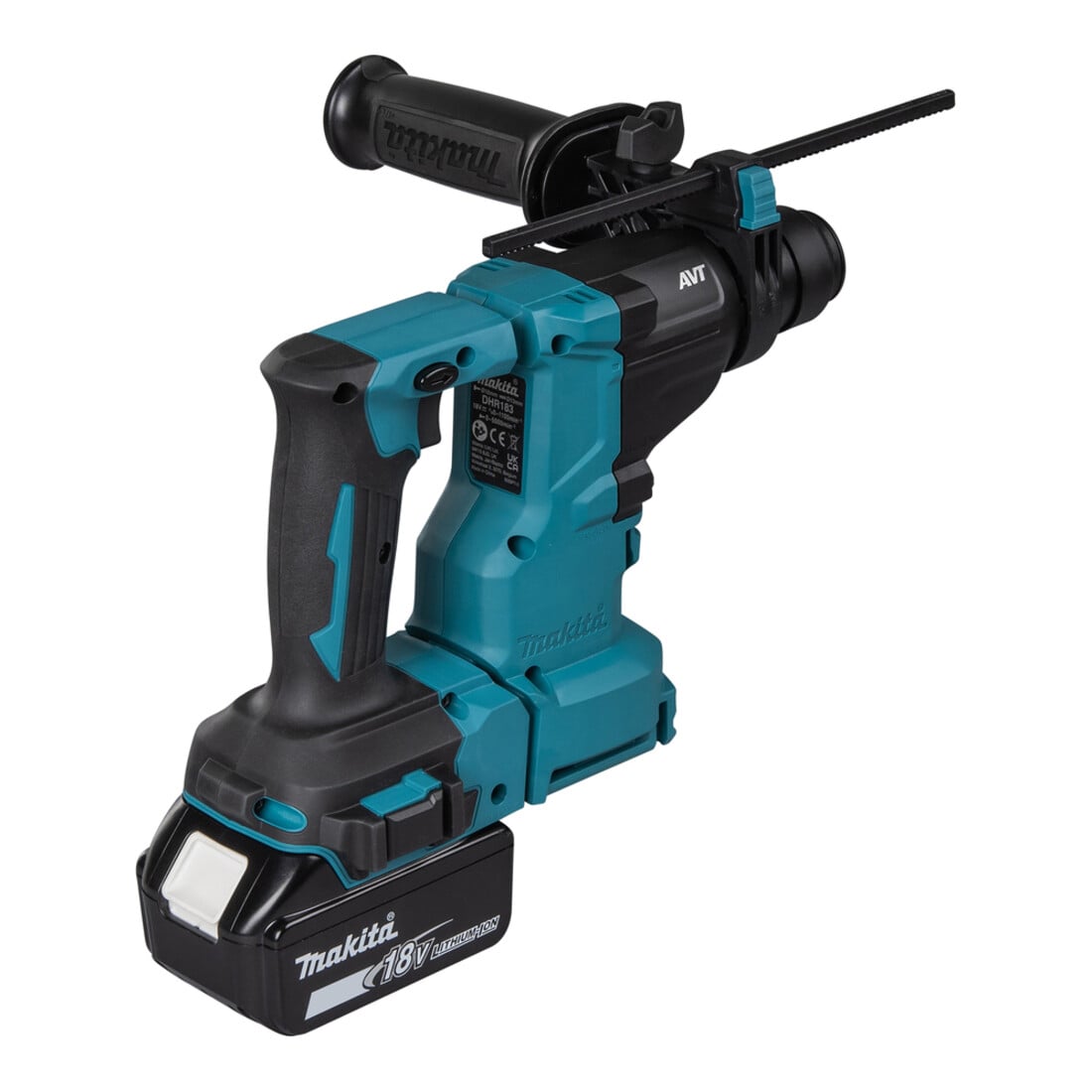 Makita Akku-Bohrhammer SDS+ 18V im MAKPAC Gr. 4
