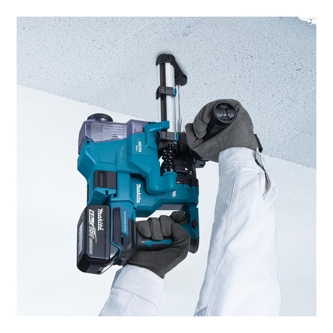 Makita Akku-Bohrhammer SDS+ 18V im MAKPAC Gr. 4