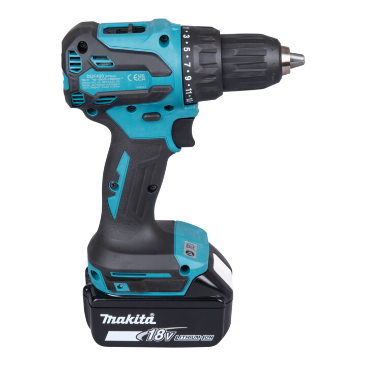 Makita Akku-Bohrschrauber 18V 3,0 Ah 2 Akkus Ladegerät MAKPAC
