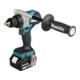 Makita Akku-Bohrschrauber 18V 5,0 Ah 2 Akkus Ladegerät MAKPAC