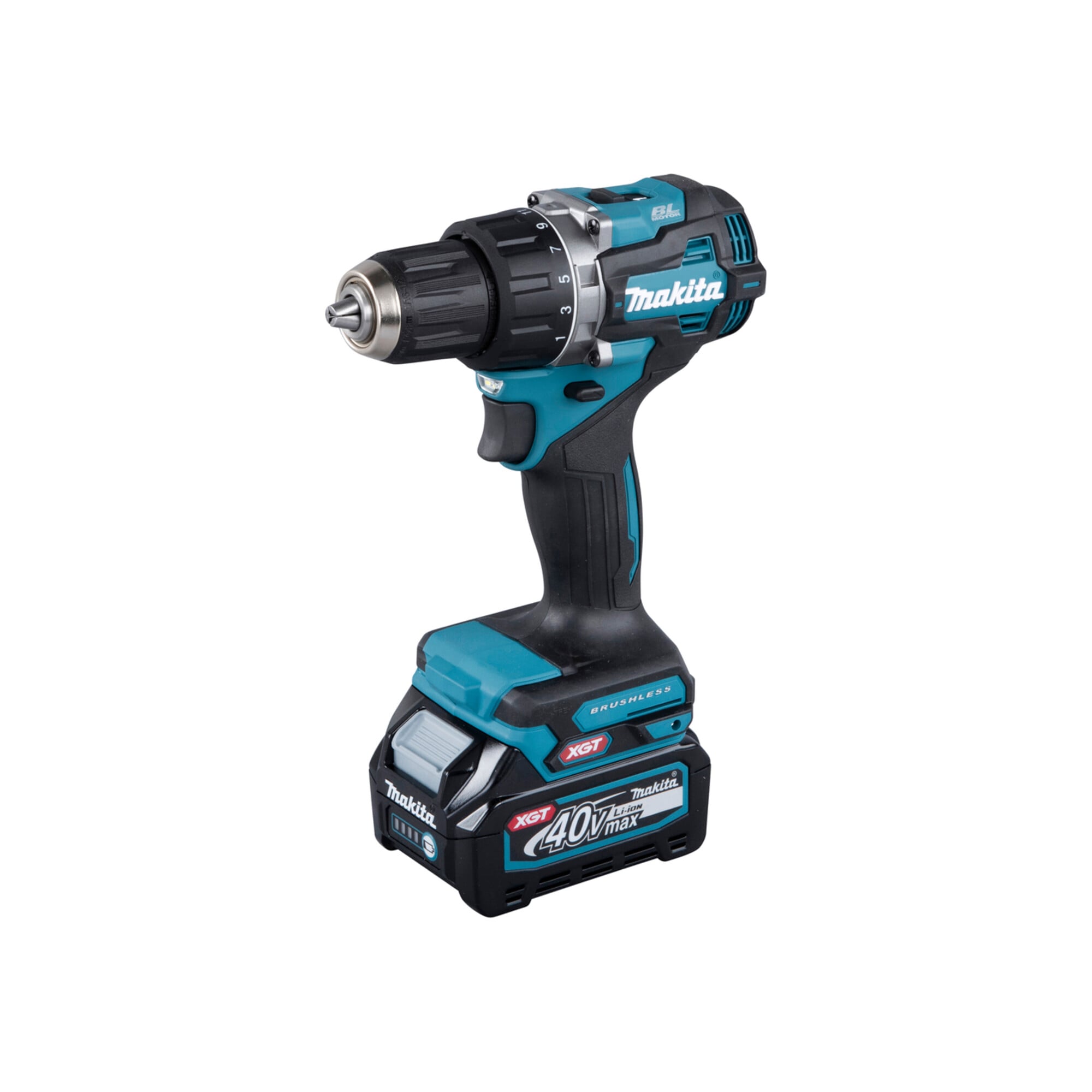 Makita DF002GA202 Akku-Bohrschrauber Solo-Version| 40V / 2,5 Ah, inkl. Akku und Ladegerät im MAKPAC| für Holz, Metall und Mauerwerk| mit bürstenlosem