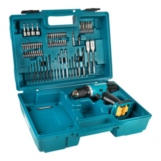 Makita Akku-Bohrschrauber DDF453 18 V mit 74-tgl. Zubehörset