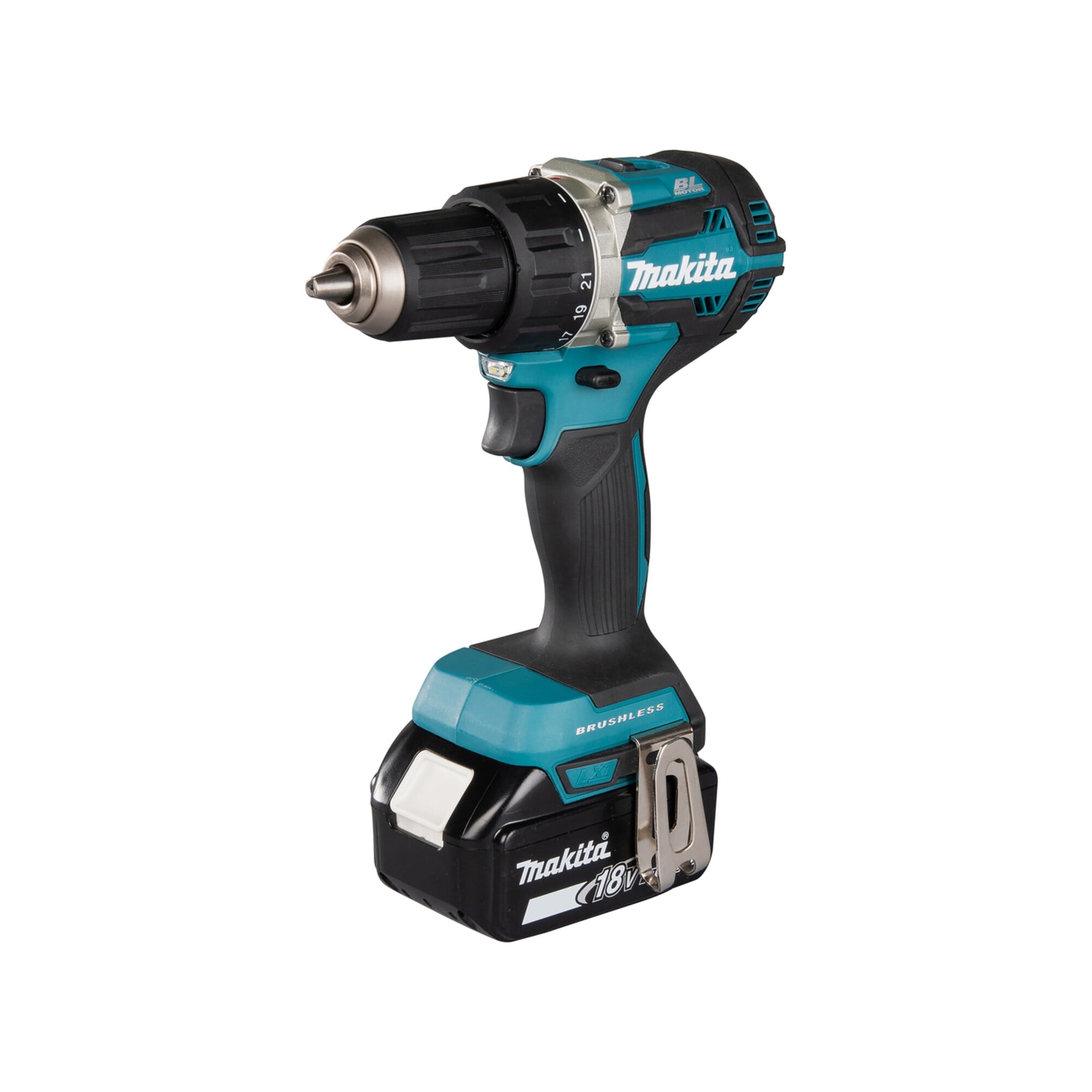 Makita DDF484RTJ Akku-Bohrschrauber mit 18 V / 5 Ah Akku und Ladegerät