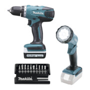 Makita Akku-Bohrschrauber DF347DWLX1 Set-1