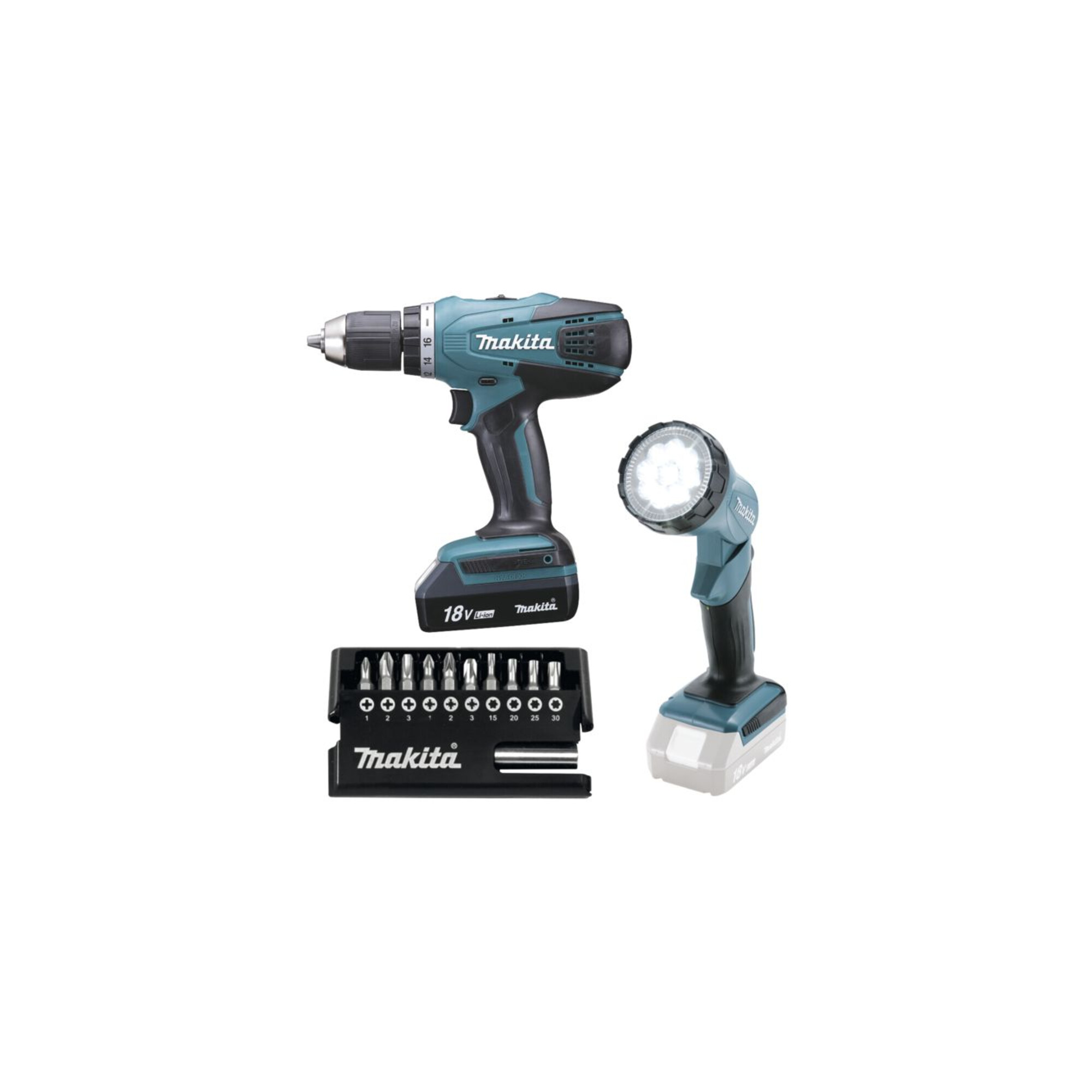Makita Akku-Bohrschrauber DF457DWLX1