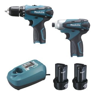Makita Akku-Bohrschrauber und Akku-Schlagschrauber Set LCT204J