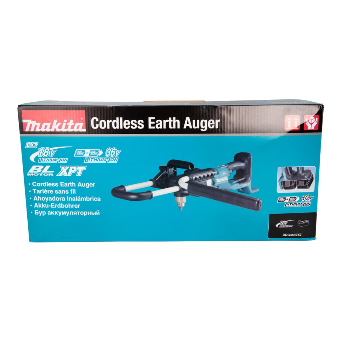 Makita Akku-Erdbohrer 2x18 V DDG460ZX7