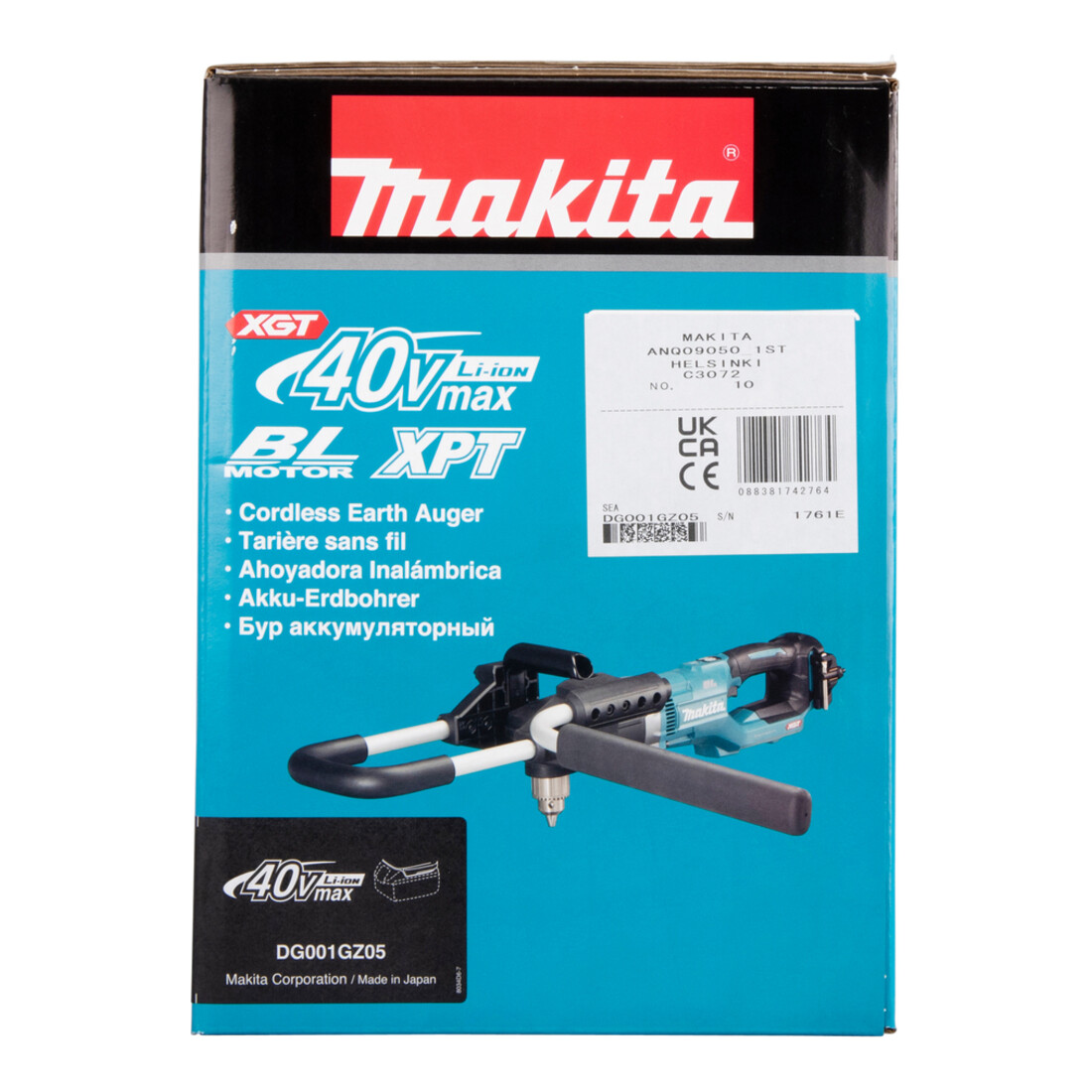 Makita Akku-Erdbohrer 40V DG001GZ05