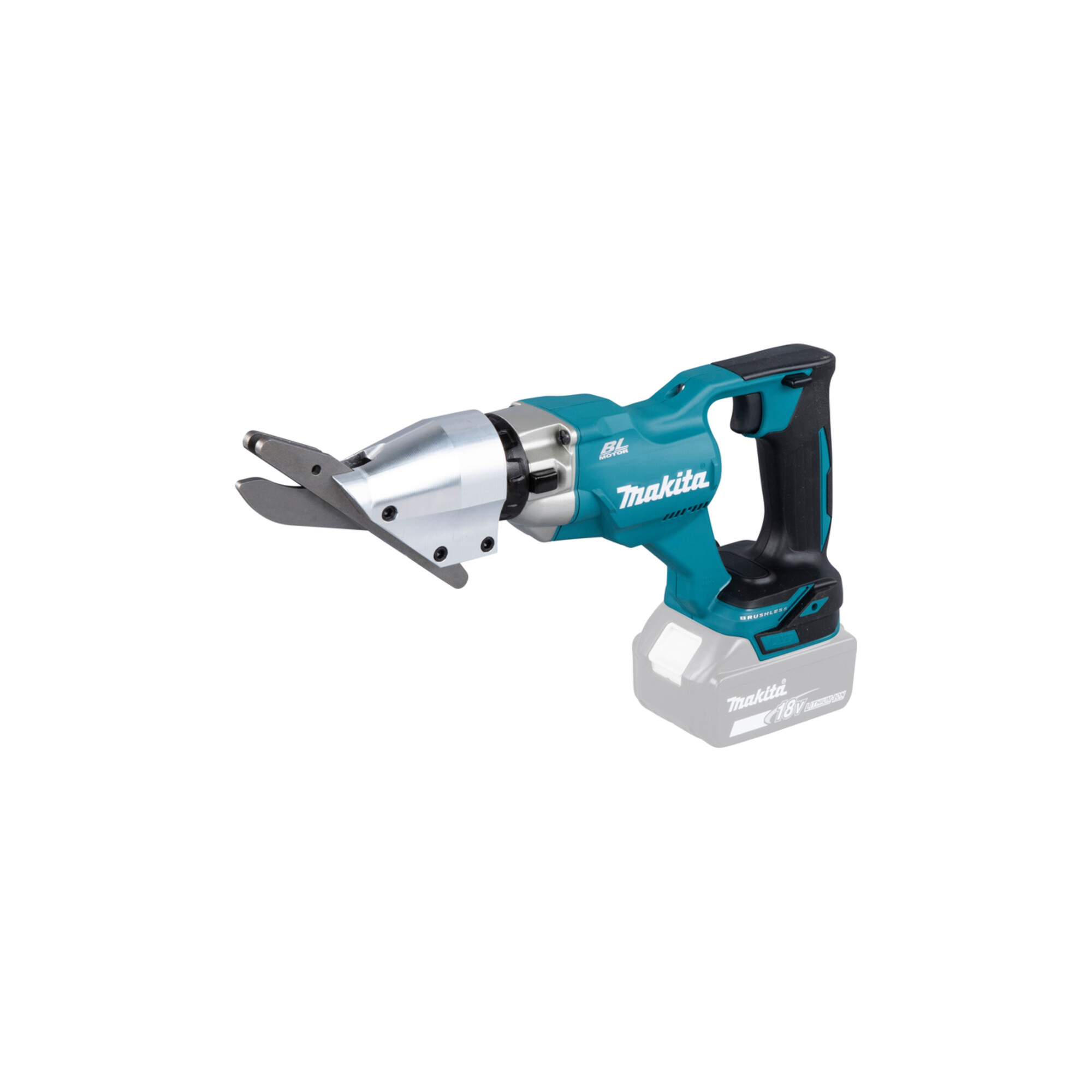 Makita DJS800Z Akku-Faserzementschere 18V • 13 mm | für Faserzementplatten bis zu 13 mm Stärke | ohne Akku und Ladegerät | mit Koffer und Zubehör |