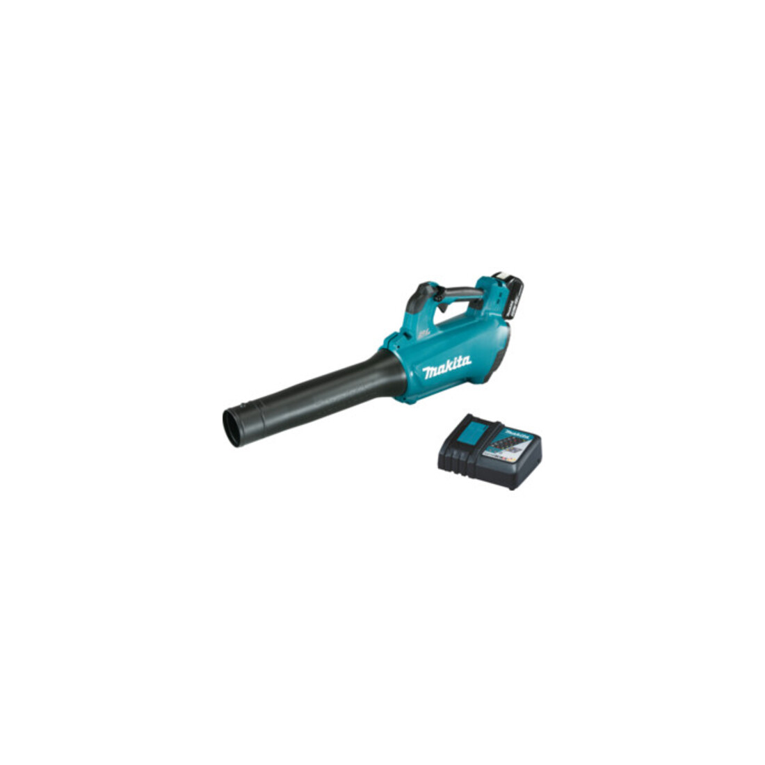 Makita Akku-Gebläse 18V DUB184RT mit Akku BL1850B Li 18V / 5,0Ah und Schnellladegerät DC18RC