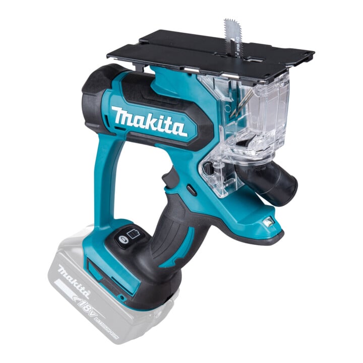 Set Makita Akku-Gipskartonsäge DSD180Z + Trockenbausägebl Gipskart B-49703-10