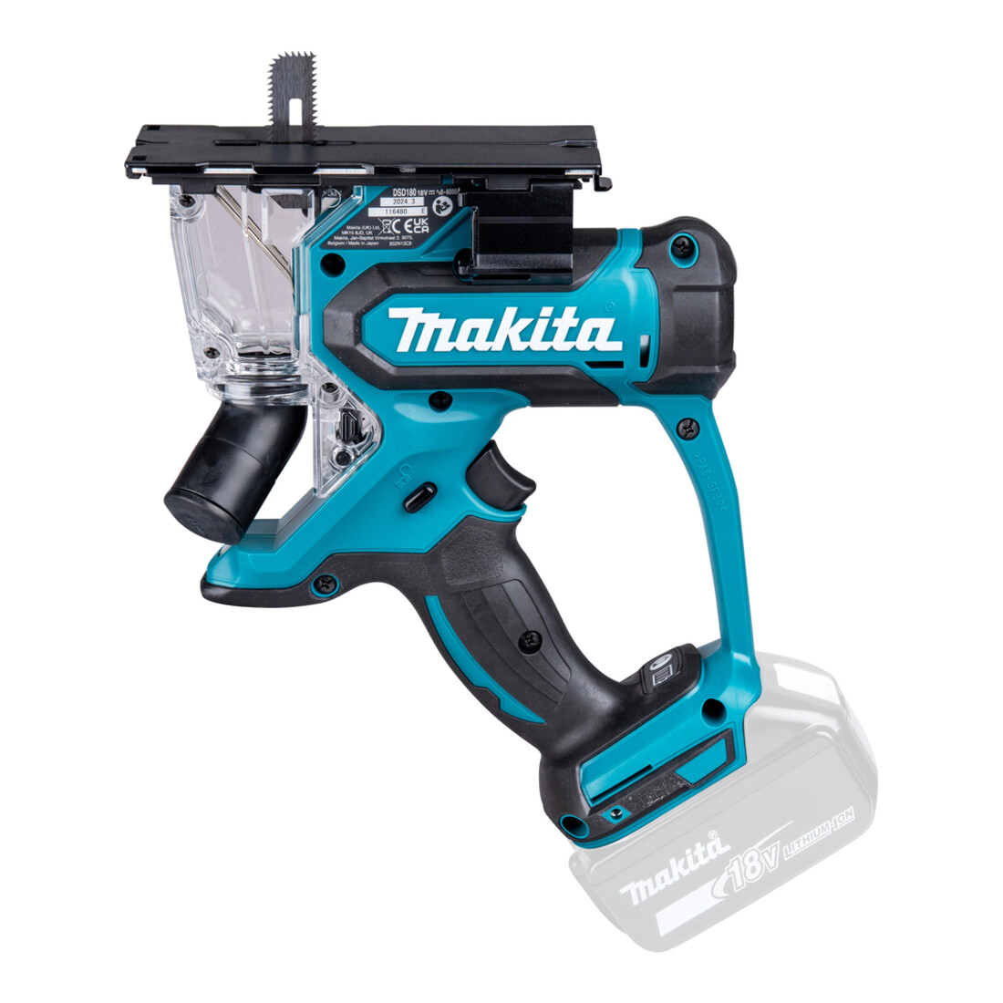 Makita Akku-Gipskartonsäge DSD180Z Solo-Version