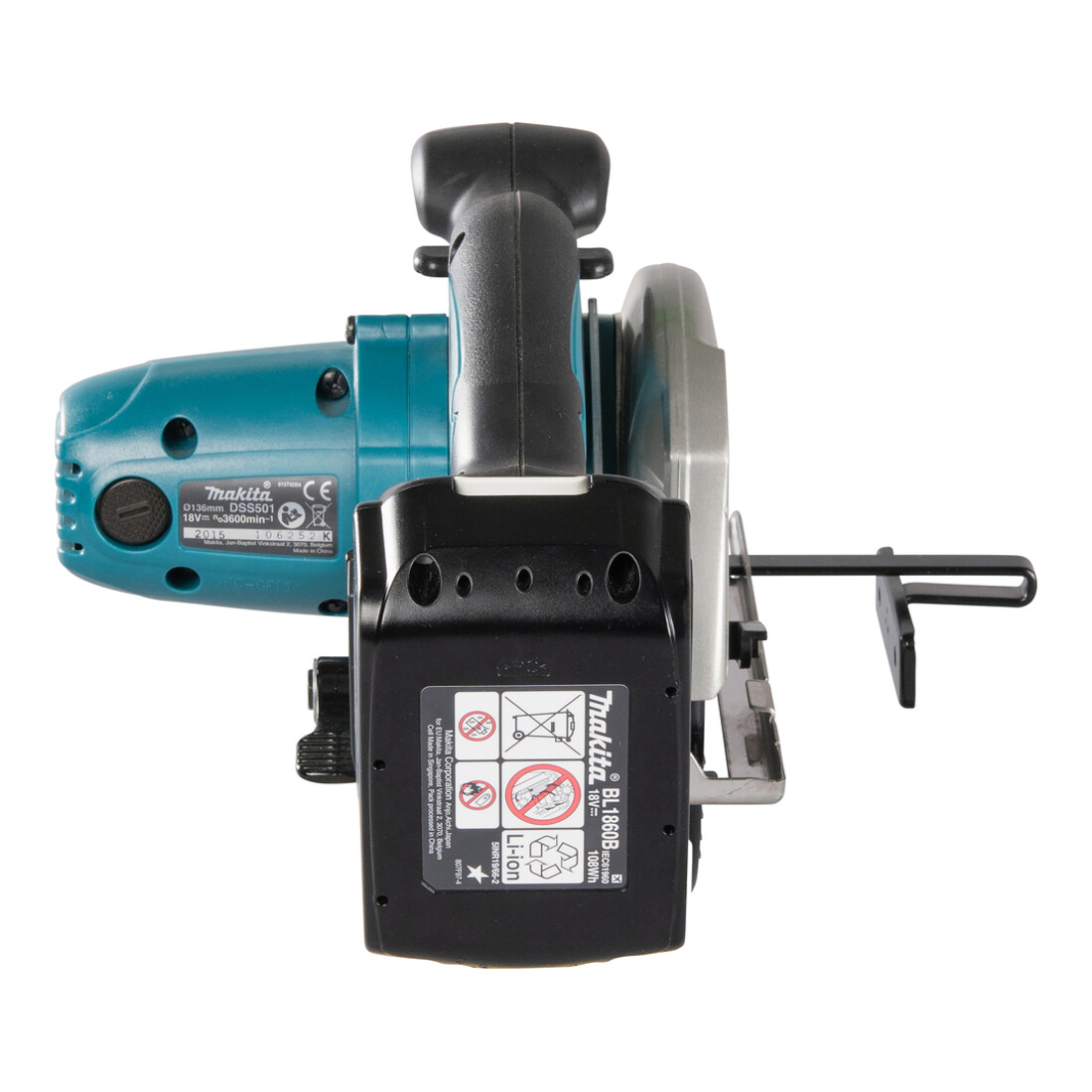 Makita Akku-Handkreissäge 18,0V DSS501RTJ