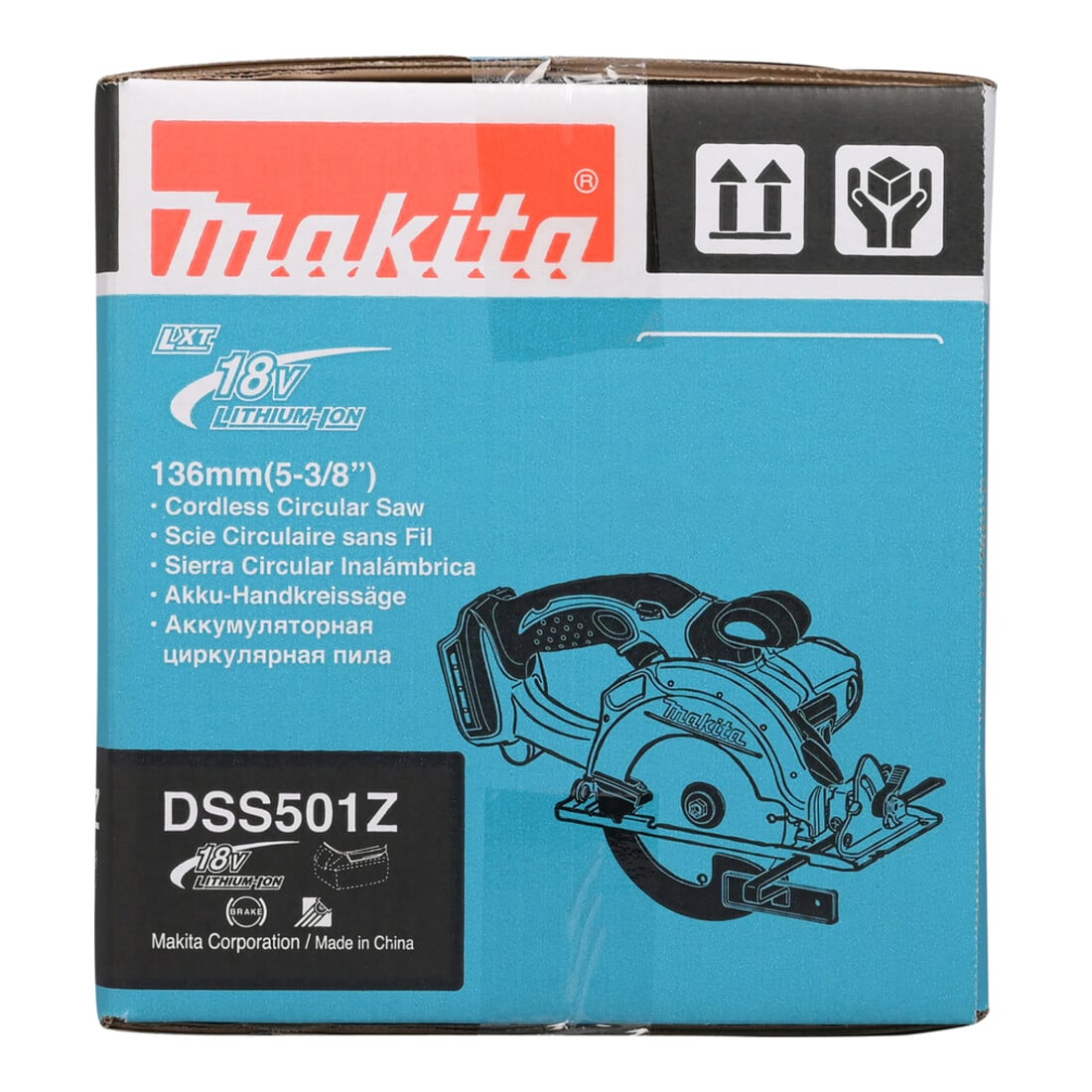 Makita Akku-Handkreissäge 18 V DSS501Z Solo-Version