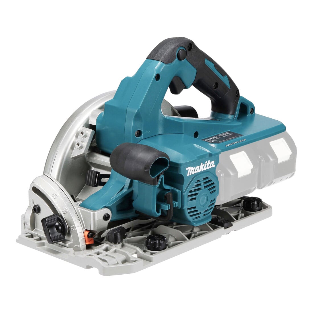 Makita Akku-Handkreissäge 2x18 V (ohne Akku, ohne Ladegerät) im MAKPAC DHS782ZJ