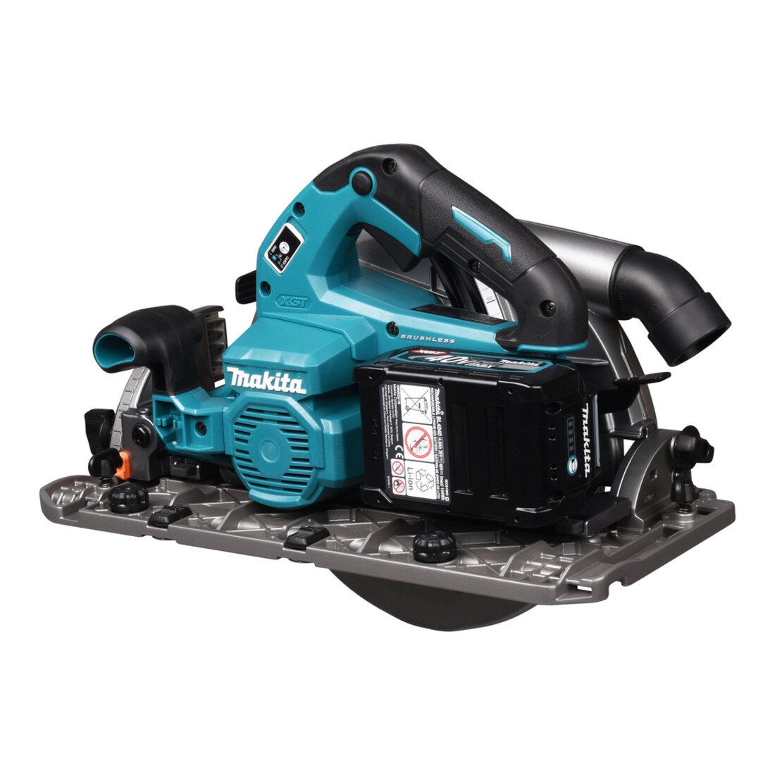 Makita Akku-Handkreissäge 40V max. / 5,0 Ah, 2 Akkus + Ladegerät im Transportkoffer