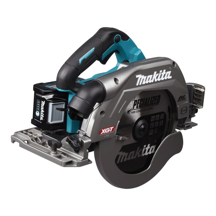Makita Akku-Handkreissäge 40V max. / 5,0 Ah, 2 Akkus + Ladegerät im Transportkoffer