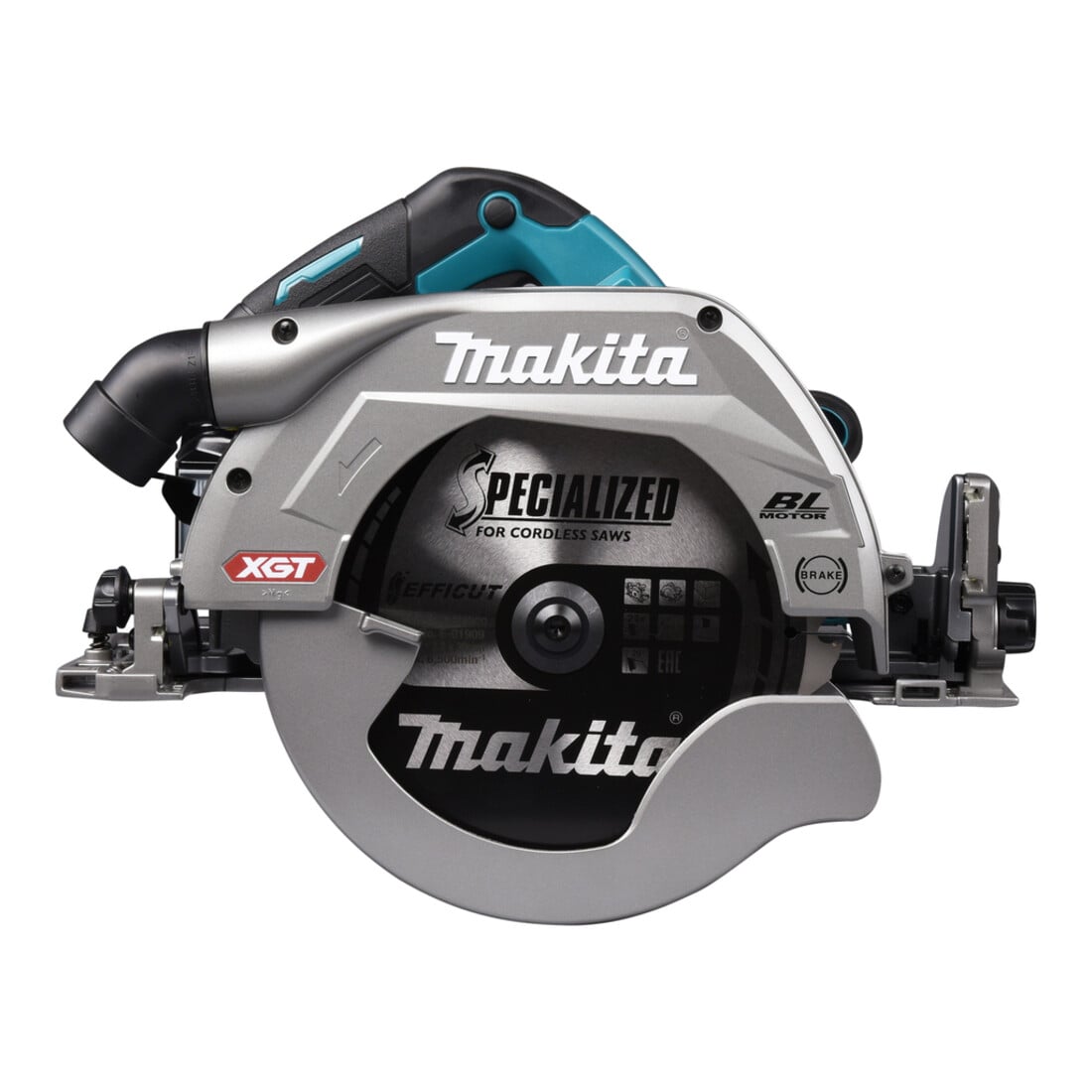 Makita Akku-Handkreissäge 40V max. / 5,0 Ah, 2 Akkus + Ladegerät im Transportkoffer