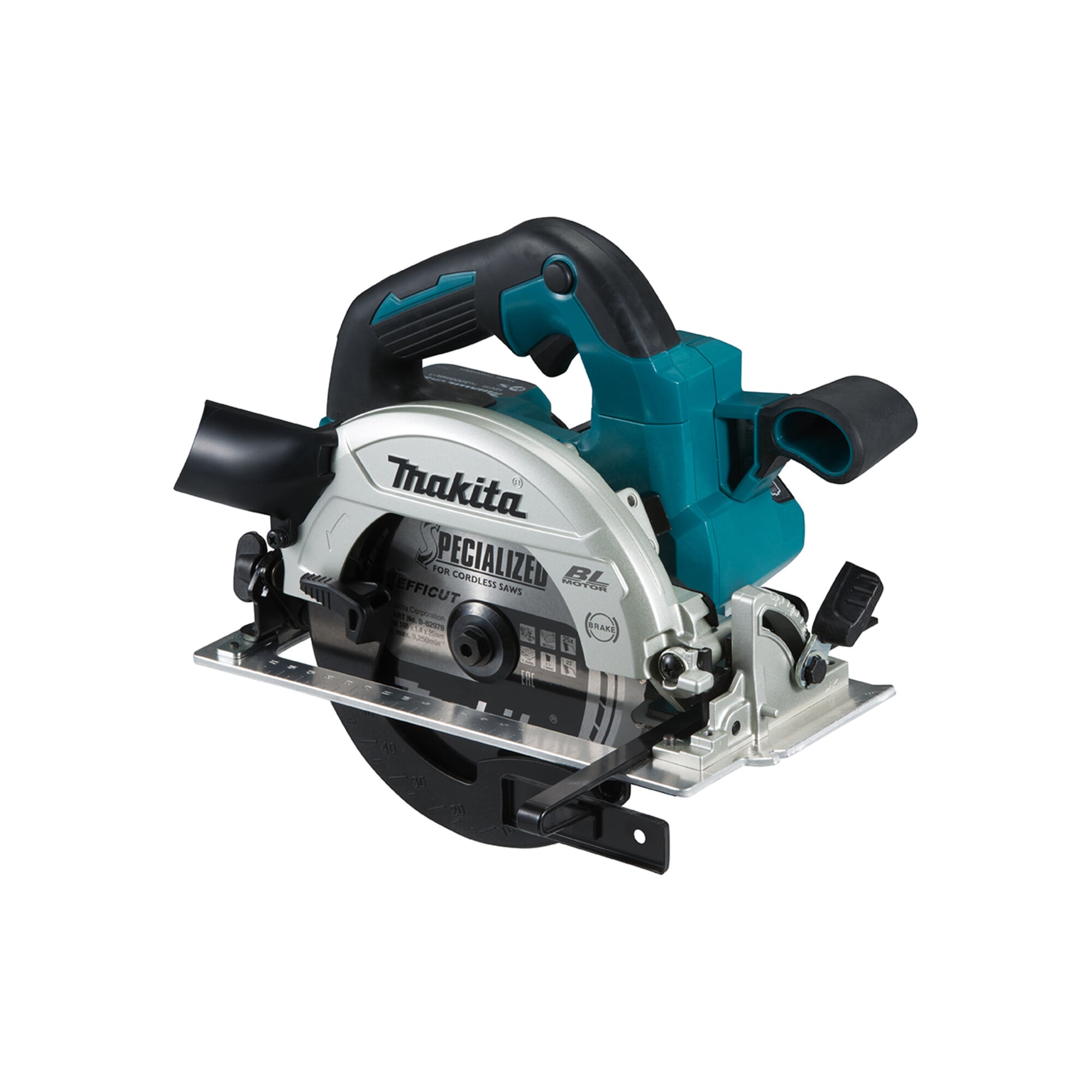 Makita Akku-Handkreissäge 57 mm 18 V / 5,0 Ah, 2 Akkus + Ladegerät im MAKPAC DHS660RTJ