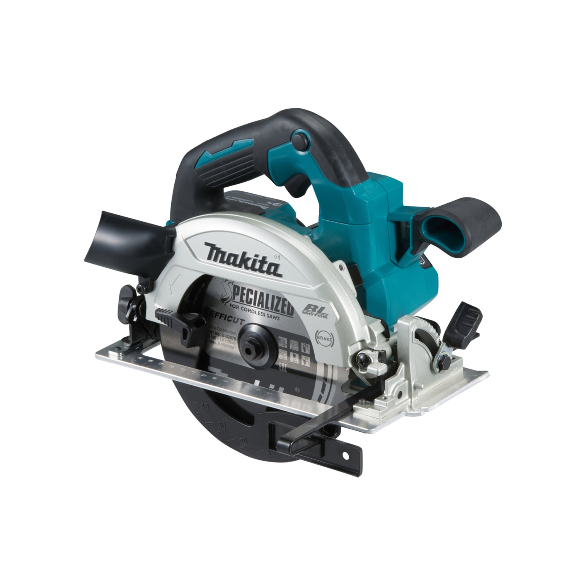 Makita DHS660Z Akku-Handkreissäge Solo-Version| 18 V| für Holzwerkstoffe bis zu 57 mm Stärke| ohne Akku und Ladegerät| mit LED-Licht und MAKPAC Gr.4|