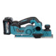 Makita Akku-Hobel 40V max. / 4,0 Ah, 2 Akkus + Ladegerät im MAKPAC-4