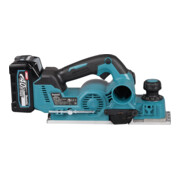 Makita Akku-Hobel 40V max. / 4,0 Ah, 2 Akkus + Ladegerät im MAKPAC-4