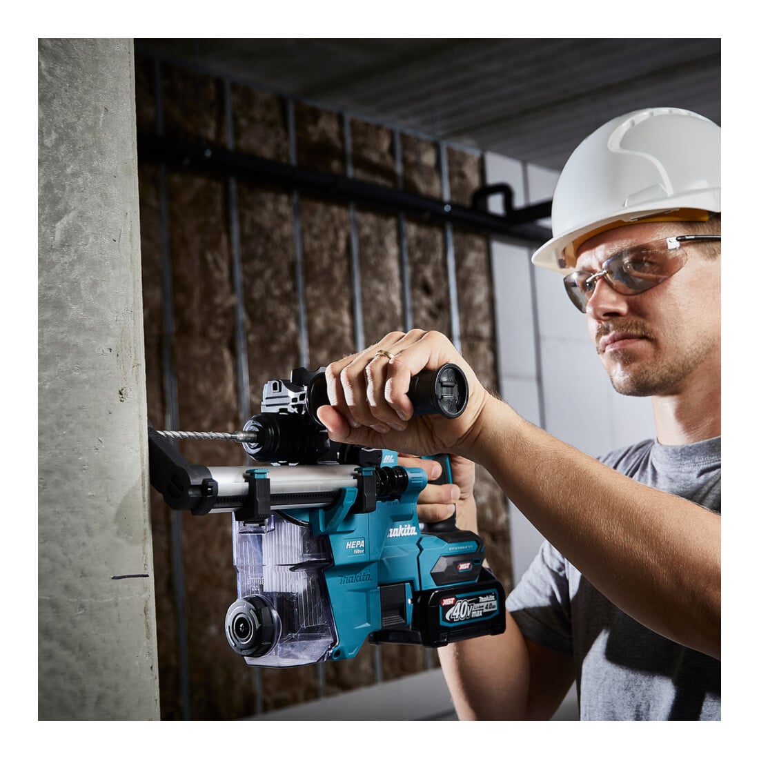 Makita Akku-Kombihammer SDS+ 40V, 1350 U/min