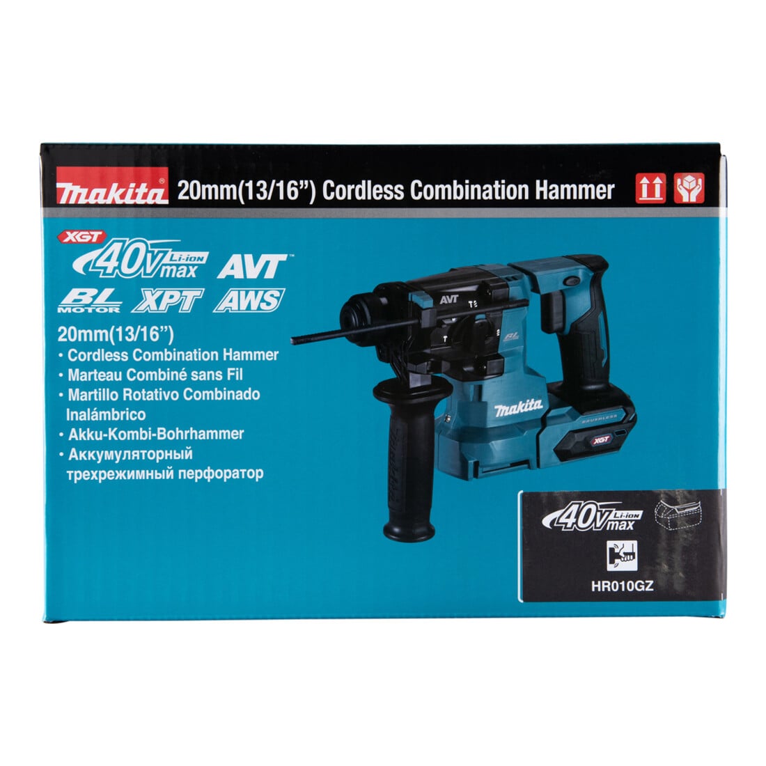 Makita Akku-Kombihammer SDS+ 40V, 1350 U/min, ohne Akku