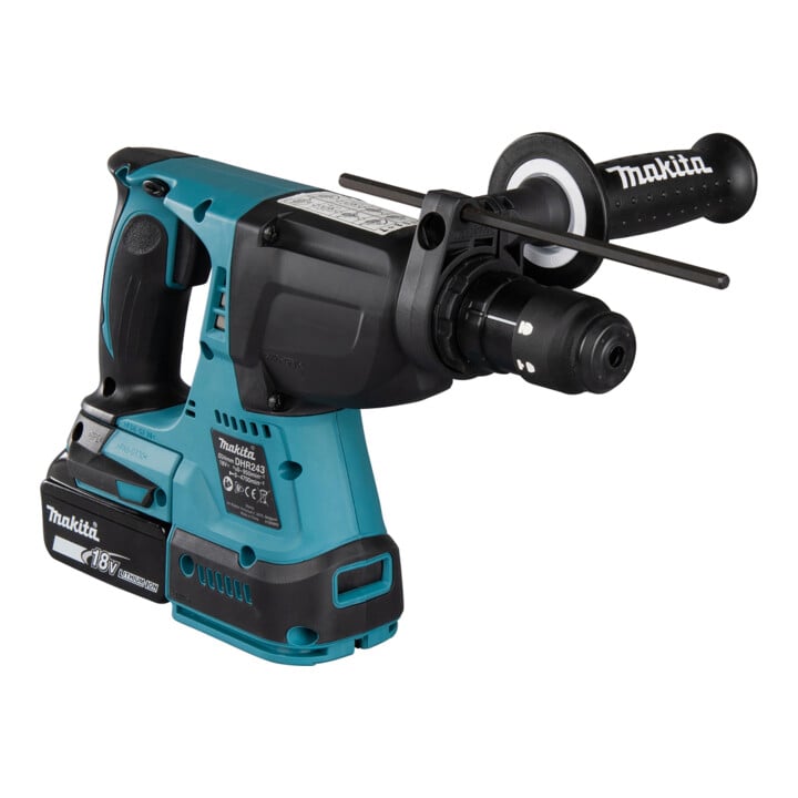 Makita Akku-Kombihammer SDS-PLUS 18V/5,0Ah mit Staubabsaugung DHR243RTJW