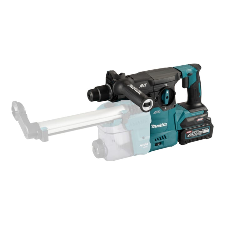 Makita Akku-Kombihammer SDS-PLUS 40V max. / 4,0 Ah, 2 Akkus + Ladegerät im Transportkoffer