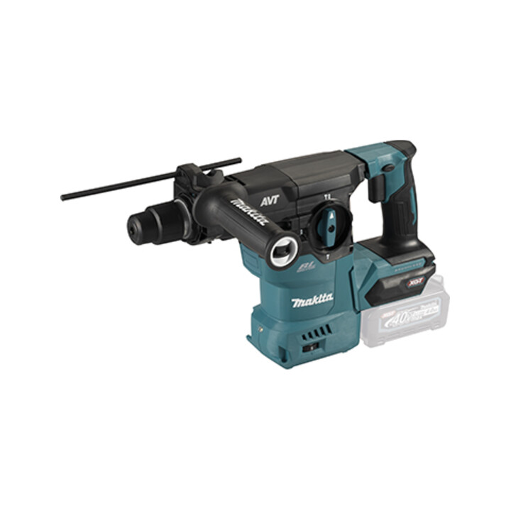 Set Makita Akku-Kombihammer SDS-PLUS 40V max. + Stier SDS-Plus Bohrer & Meißelsatz, 17-teilig