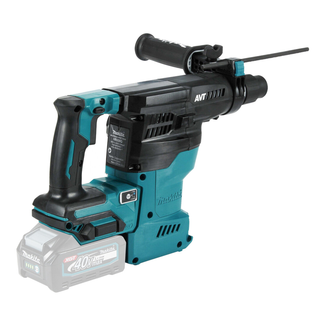 Makita Akku-Kombihammer SDS-PLUS 40V max. (ohne Akkus, ohne Ladegerät)