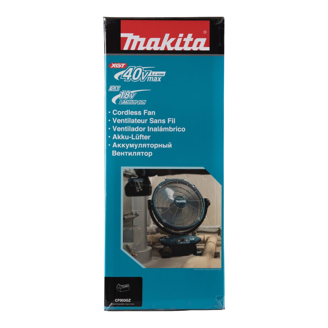 Makita Akku-Lüfter 40V, ohne Akku