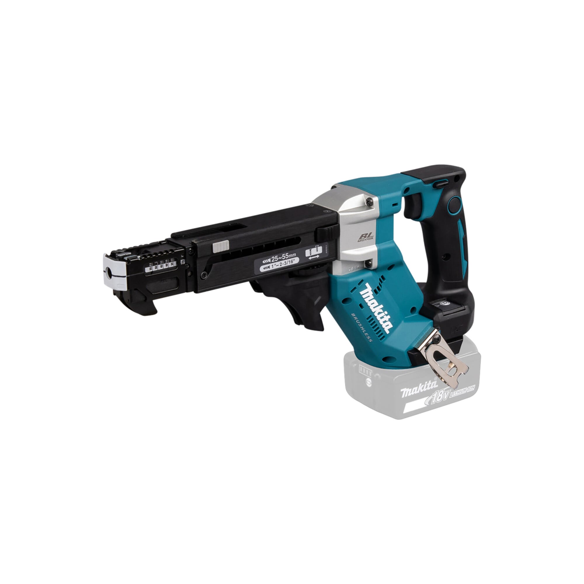 Makita DFR551Z Akku-Magazinschrauber ohne Akku und Ladegerät, 18V