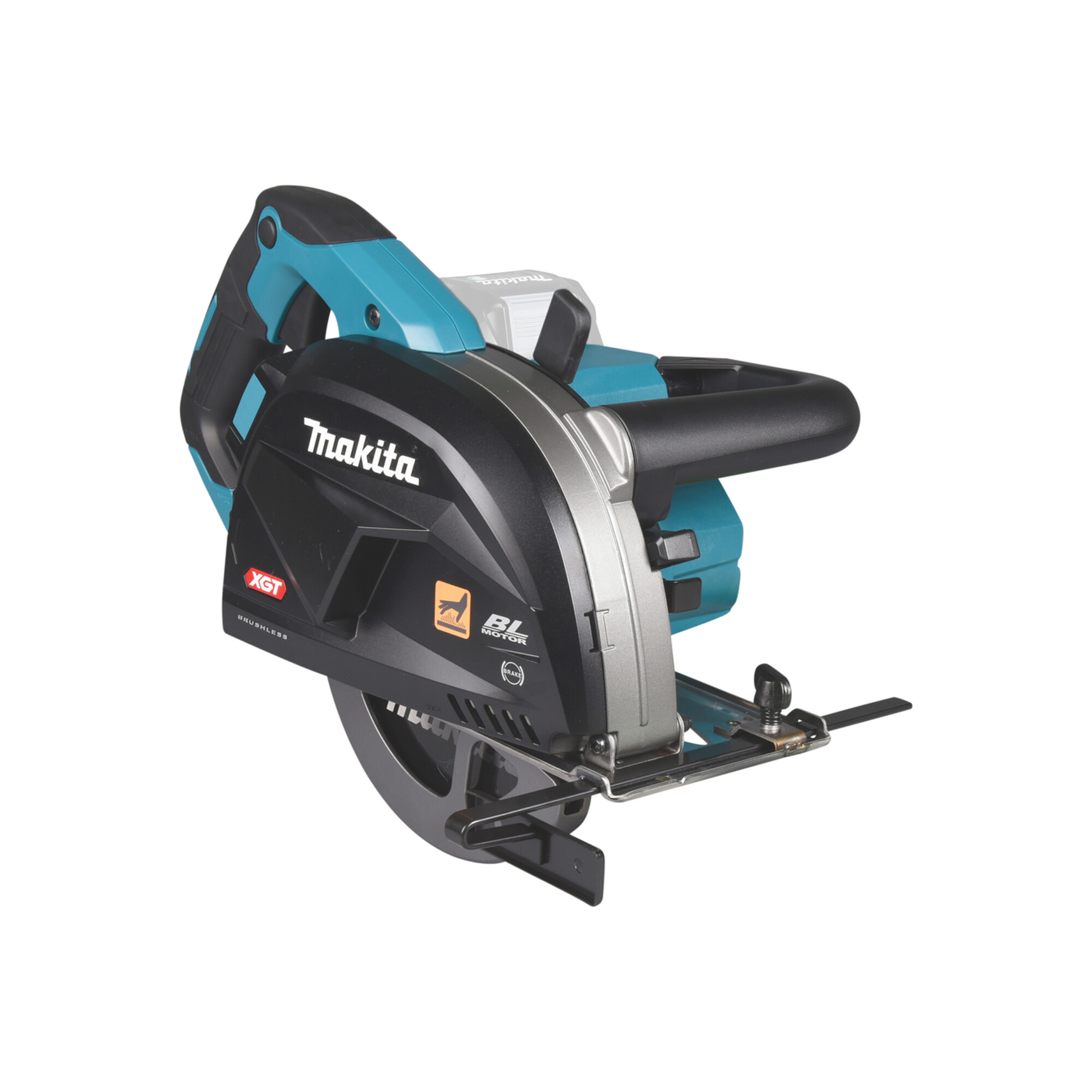 Makita CS002GZ Akku-Metallhandkreissäge 40V (ohne Akku, ohne Ladegerät) | für Metallplatten und Rohre | mit Schnitttiefe von bis zu 57 mm und Zubehör