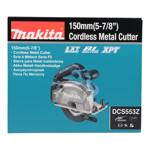 Makita Akku-Metallhandkreissäge DCS553Z 18 V