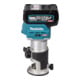 Makita Akku-Multifunktionsfräse 40V max. / 4,0 Ah, 2 Akkus + Ladegerät im MAKPAC
