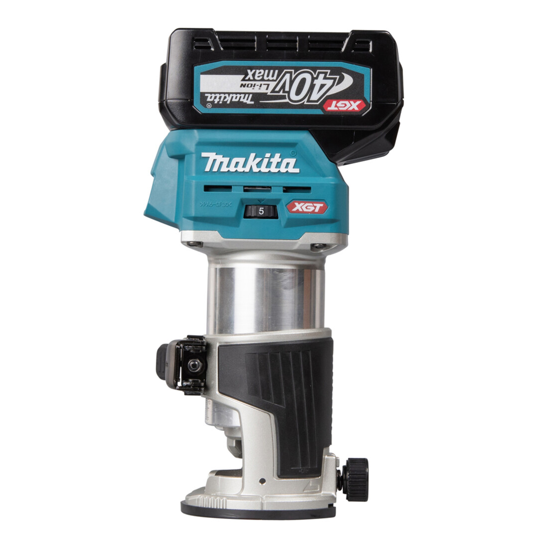 Makita Akku-Multifunktionsfräse 40V max. / 4,0 Ah, 2 Akkus + Ladegerät im MAKPAC
