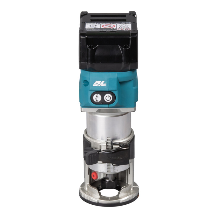 Makita Akku-Multifunktionsfräse 40V max. / 4,0 Ah, 2 Akkus + Ladegerät im MAKPAC