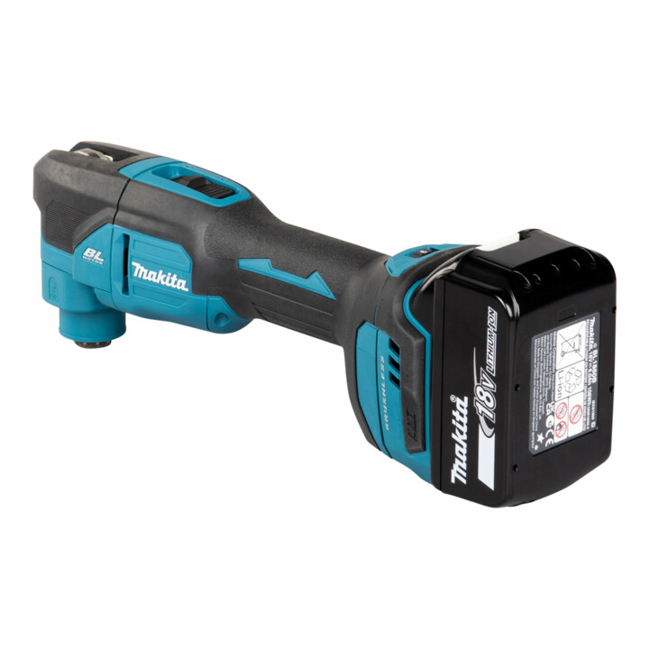 Makita Akku-Multifunktionswerkzeug 18V 5,0 Ah 2 Akkus Ladegerät Zubehör Set