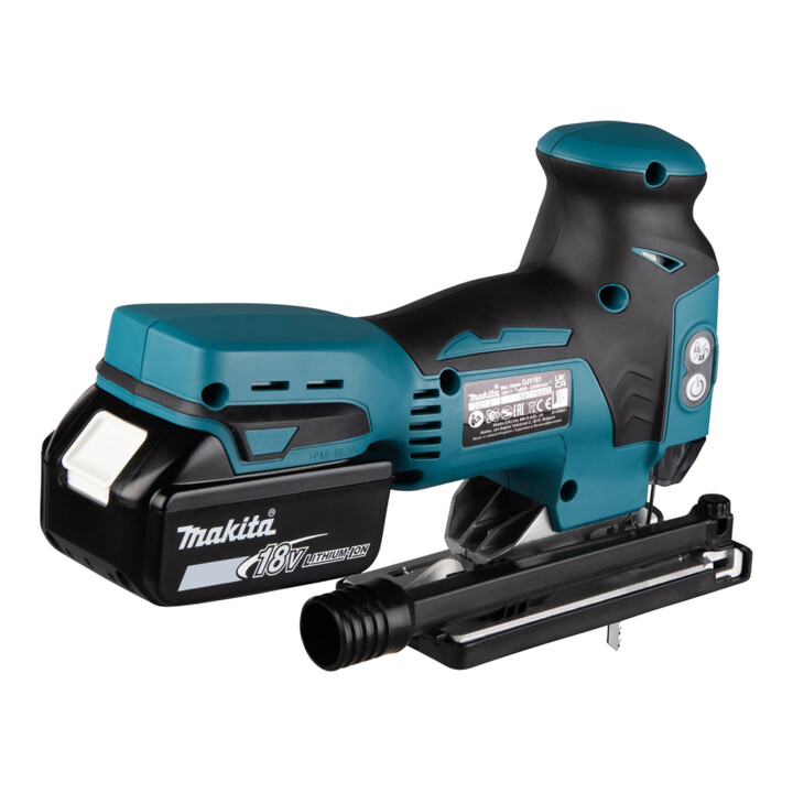 Makita Akku-Pendelhub-Stichsäge DJV181RTJ 18 V mit 2 Akkus, Schnellladegerät und im Koffer