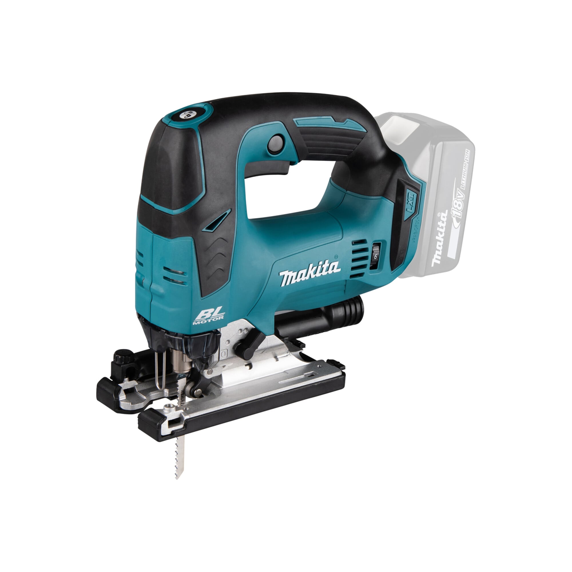 Makita DJV182Z Akku Pendelhub-Stichsäge Solo-Version| für Holz, Metall und Kunststoffe| ohne Akku und Ladegerät| mit LED-Licht und