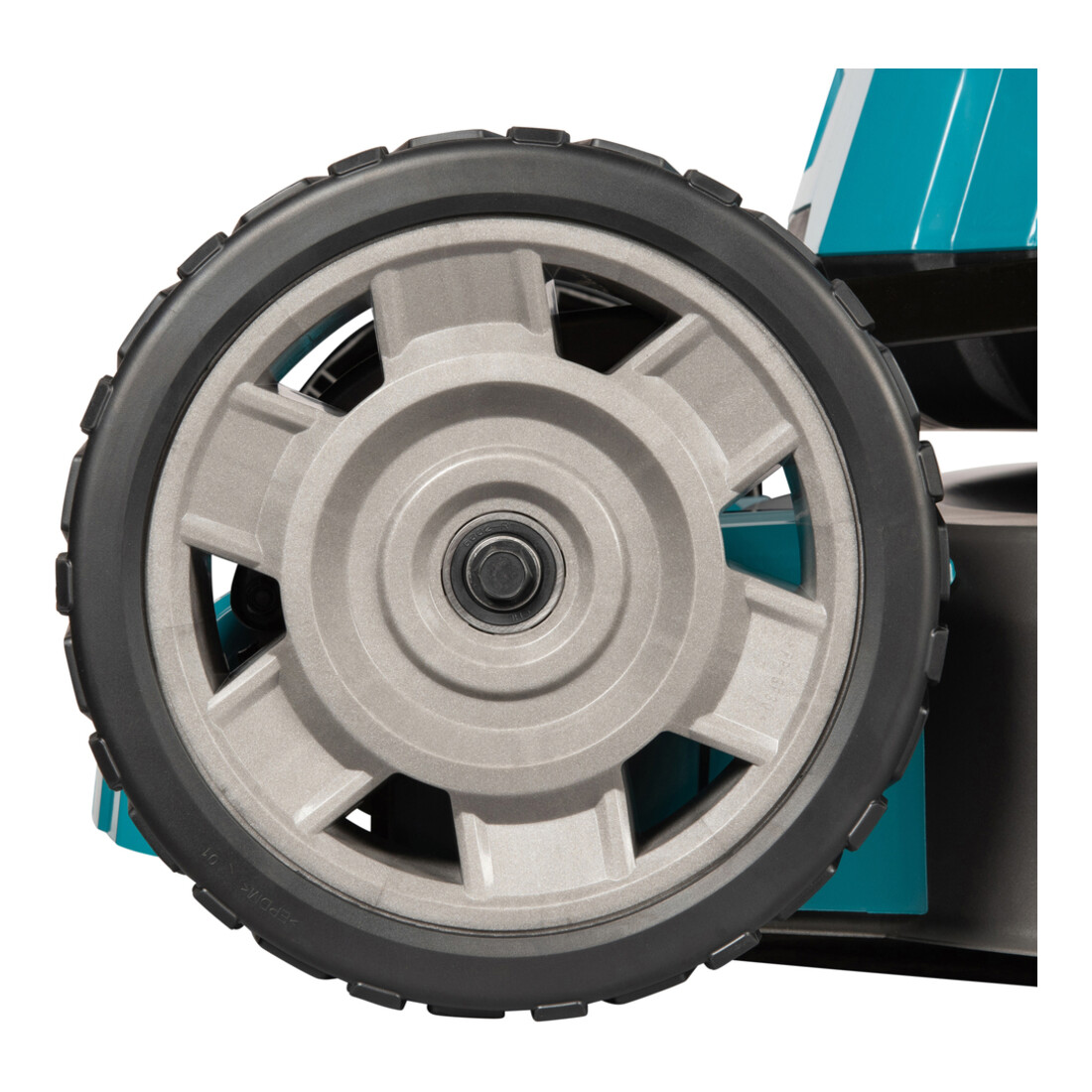 Makita Akku-Rasenmäher 2x18V / 5,0 Ah, 4 Akkus + Ladegerät