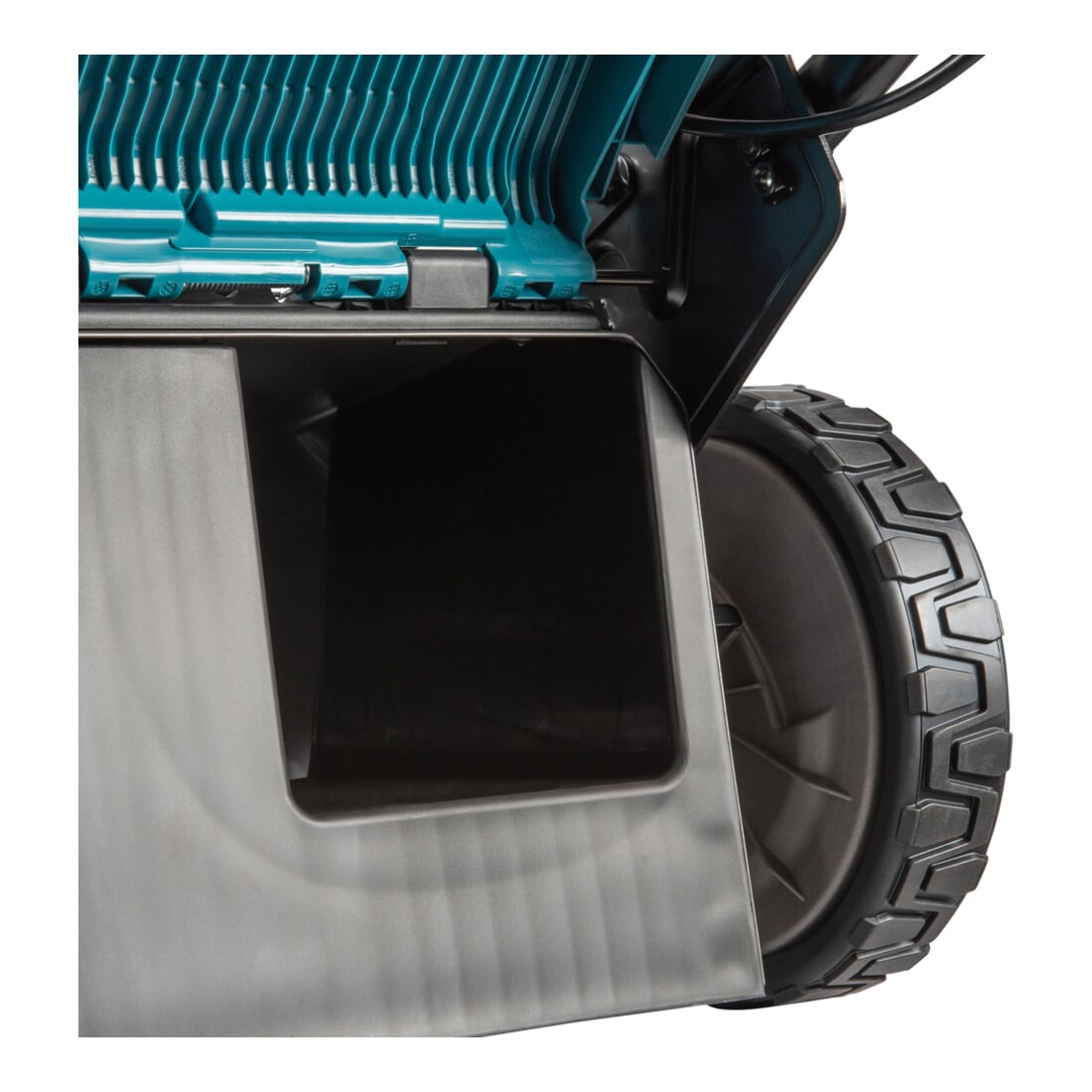 Makita Akku-Rasenmäher 2x18V / 5,0 Ah, 4 Akkus + Ladegerät