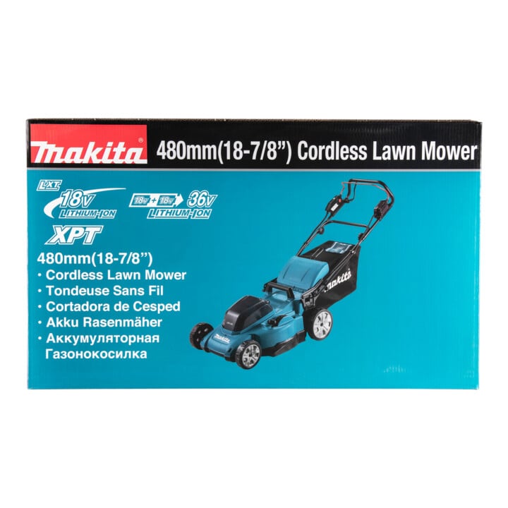 Makita Akku-Rasenmäher 2x18V (ohne Akku, ohne Ladegerät)