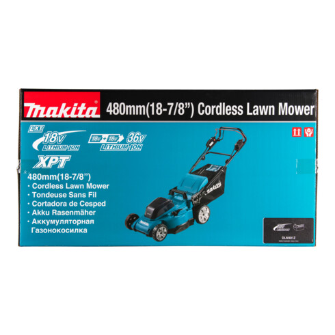 Makita Akku-Rasenmäher 2x18V (ohne Akku, ohne Ladegerät)