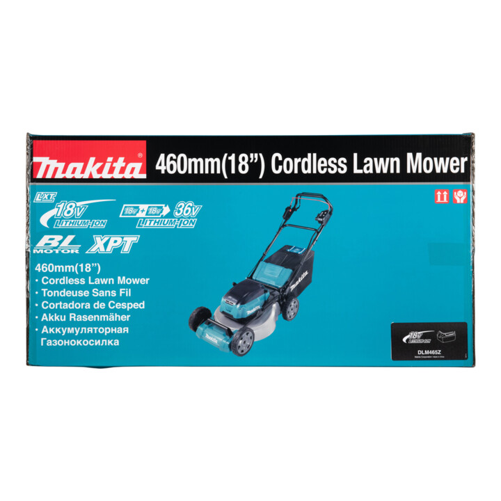 Makita Akku-Rasenmäher 2x18V (ohne Akku, ohne Ladegerät)