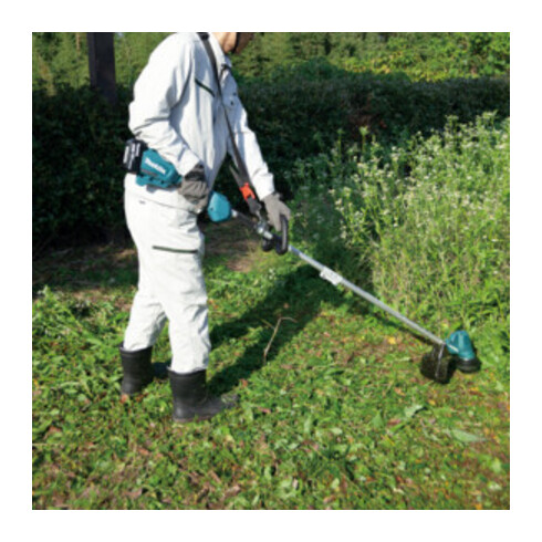 Makita Akku-Rasentrimmer 18V / 5,0 Ah, 1 Akkus + Ladegerät