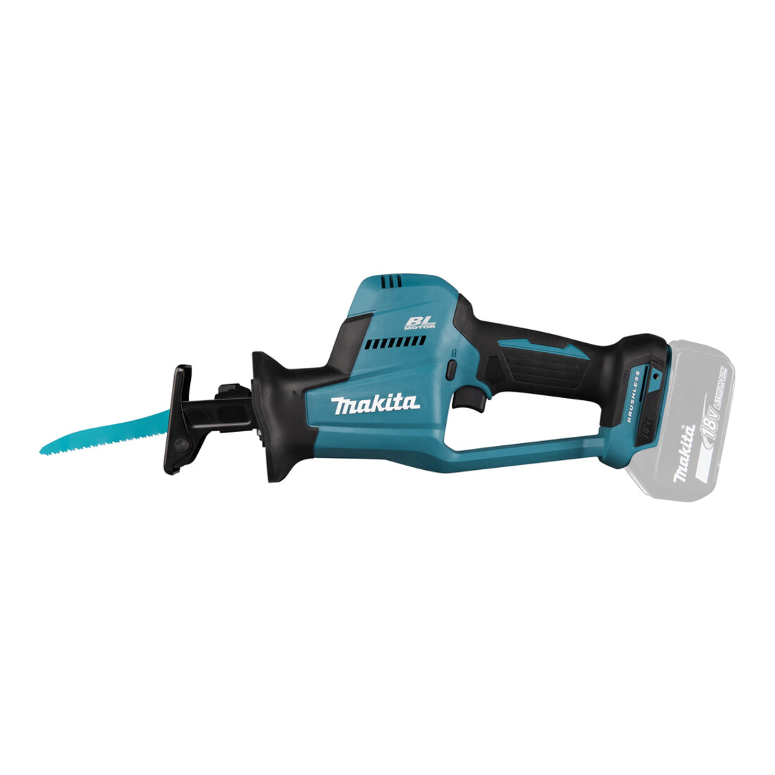 Makita Akku-Reciprosäge 18V (ohne Akku, ohne Ladegerät)