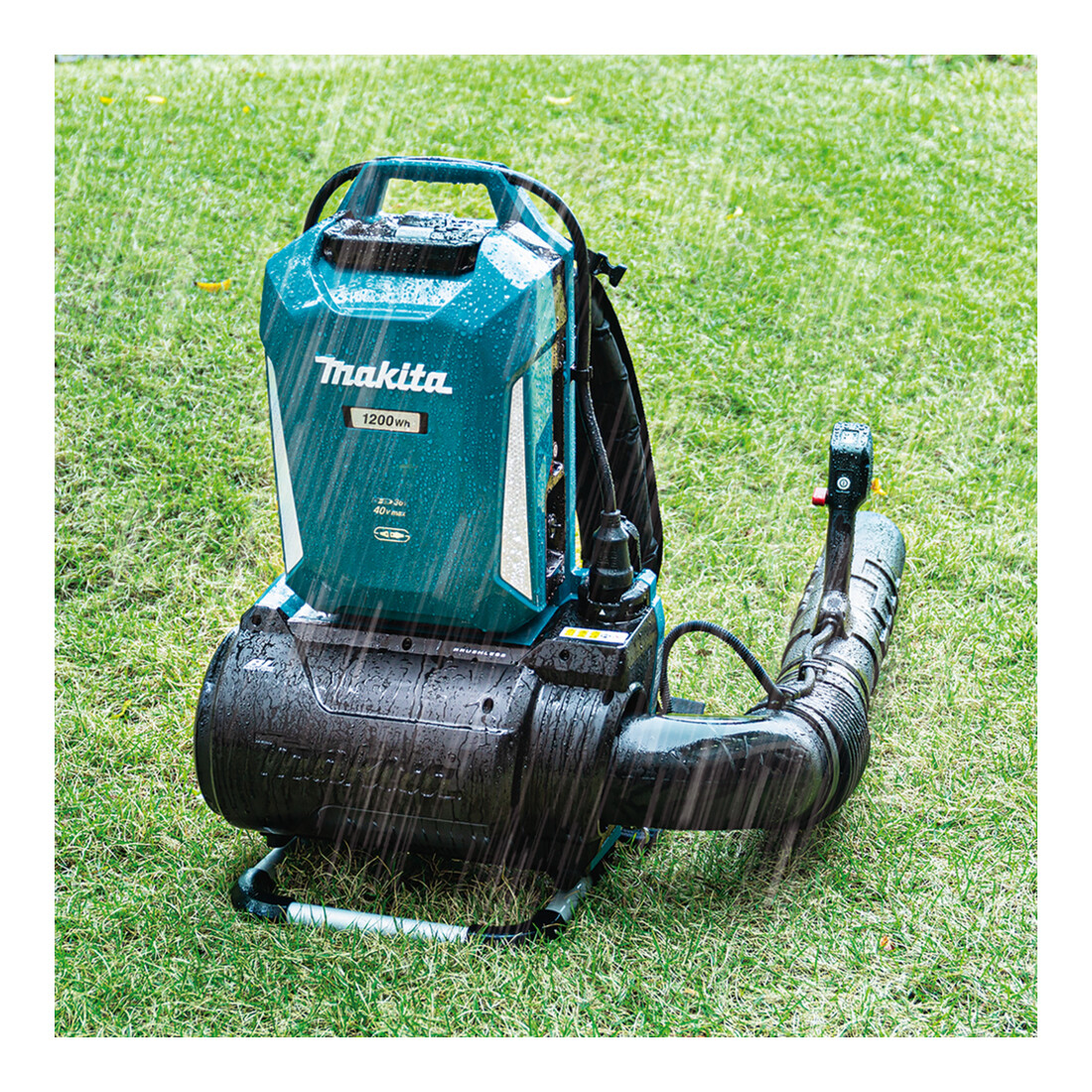 Makita Akku-Rucksackgebläse 36V PDC-Connector (ohne Akku, ohne Ladegerät)